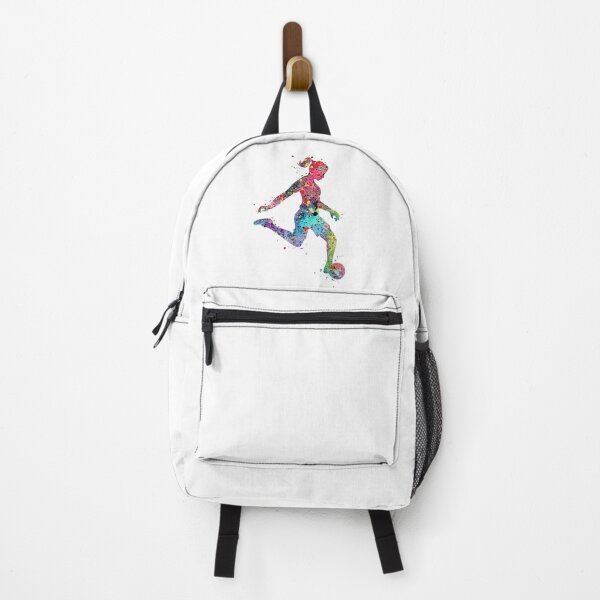 Item preview, Soccer Girl Watercolor Painting Art Print Gifts designed and sold by LotusGifts.