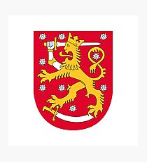 Coat of arms of Finland Photographic Print