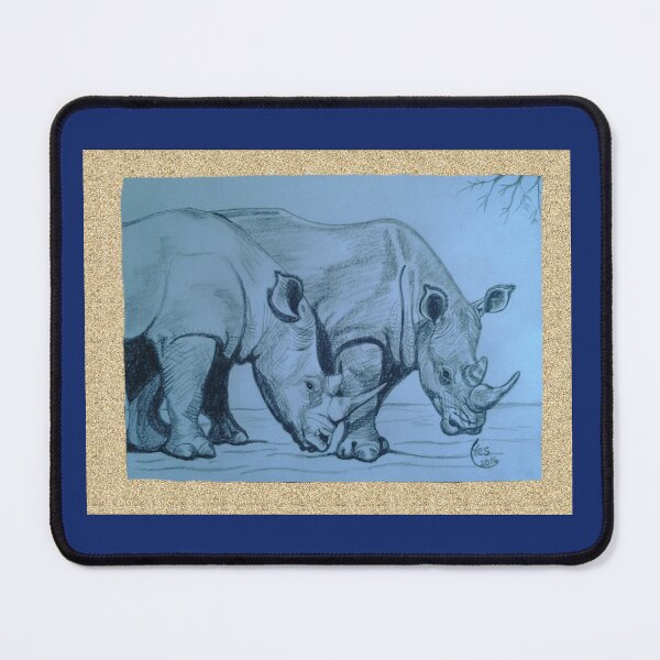 Item preview, Relaxed rhinos designed and sold by FFC4U.