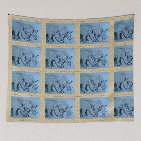 Item preview, Relaxed rhinos designed and sold by FFC4U.