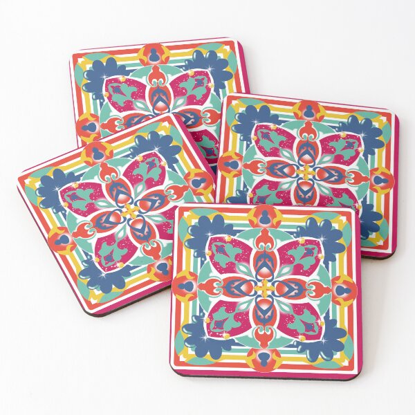 Item preview, Colorful Lucky Cross Star Mandala Psychedelic Design designed and sold by JoseYeste.