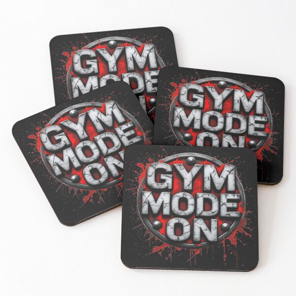 Item preview, Gym Mode On - Hardcore Fitness Motivational designed and sold by pixelated_echoes.