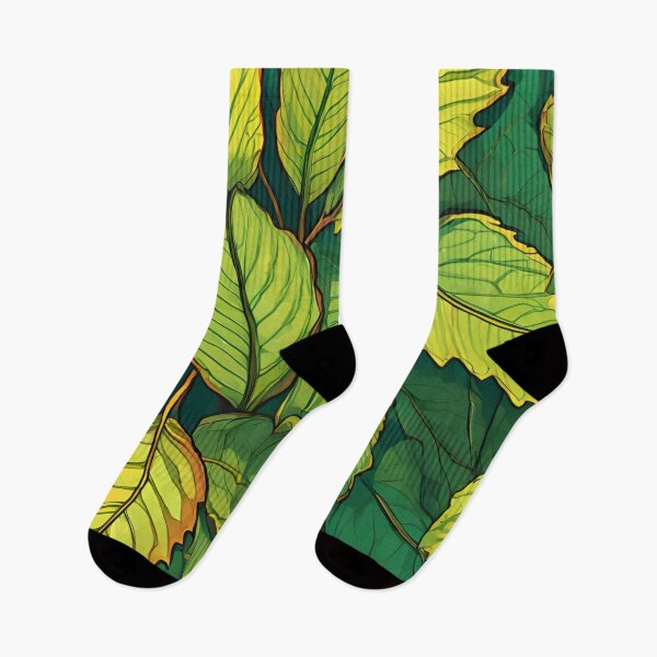 Item preview, Leafy Greens - Botanical Pattern designed and sold by Line in Bloom.