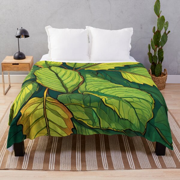 Item preview, Leafy Greens - Botanical Pattern designed and sold by Line in Bloom.