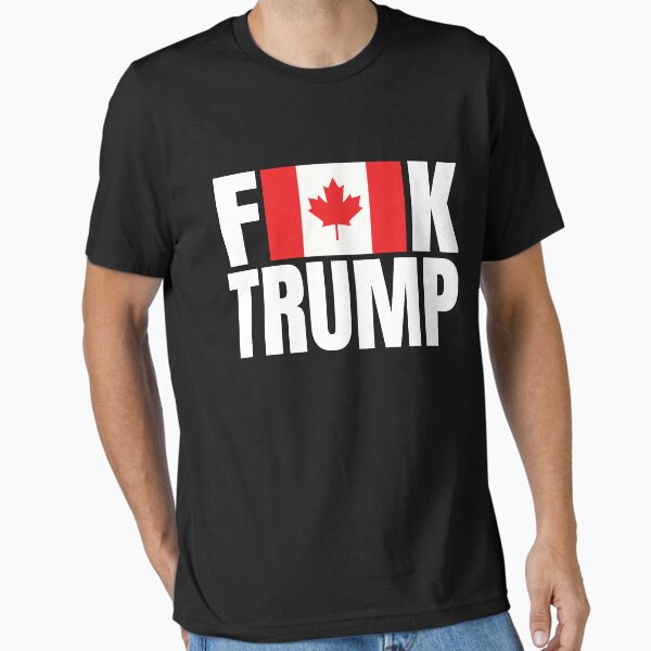 Artikel-Vorschau von Fuck Trump Kanadisches Kanada-Flaggen-Shirt, designt und verkauft von dgavisuals.