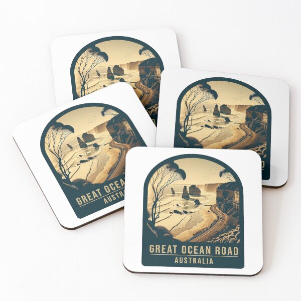 Item preview, Great Ocean Road Victoria Australia vintage designed and sold by LoveLabDesign.