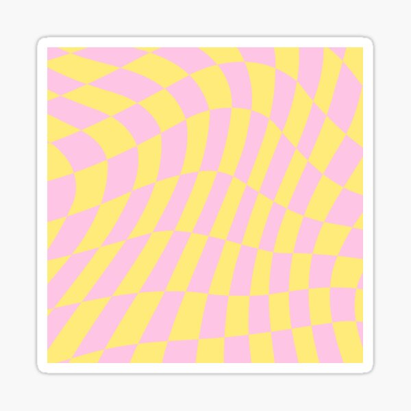 Vista previa del artículo con la obra «Patrón de tablero de ajedrez ondulado de color naranja», diseñado y vendido por wolf-flow.