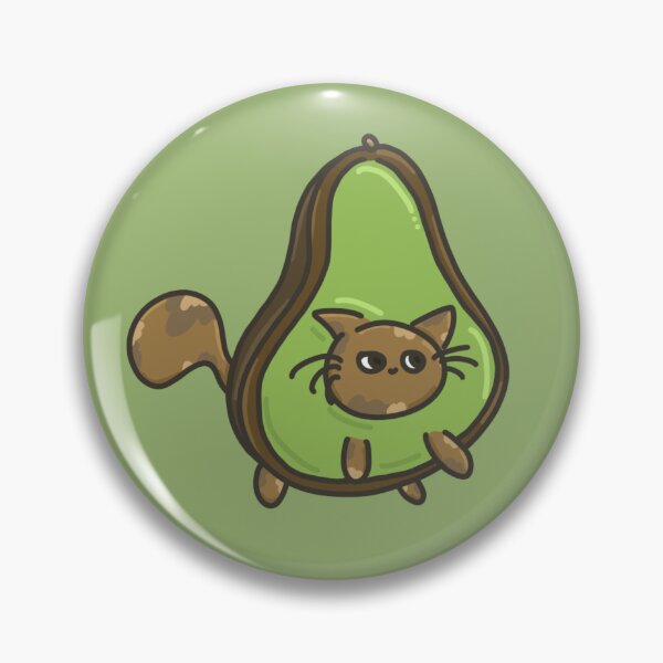 Item preview, Lindo gato aguacate designed and sold by KitKattyDesigns.
