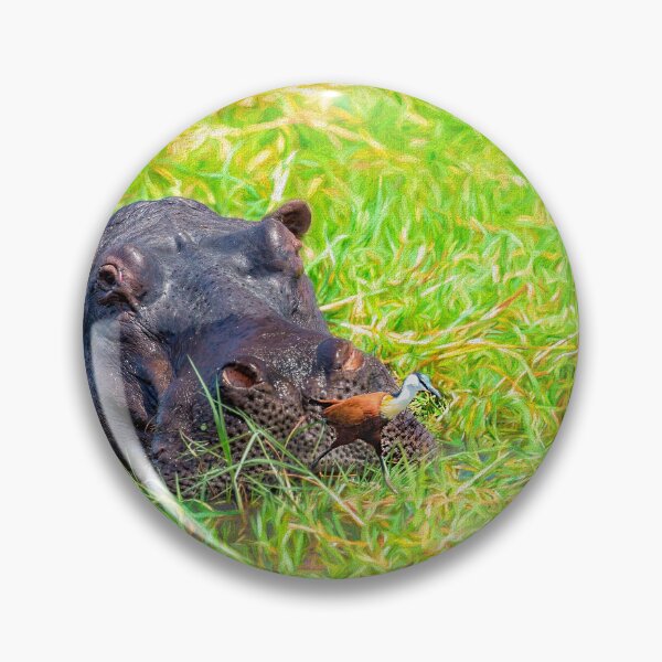 Item preview, The Hippo and the Jacana Bird designed and sold by Kay Brewer.