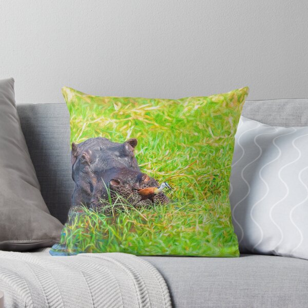 Item preview, The Hippo and the Jacana Bird designed and sold by Kay Brewer.
