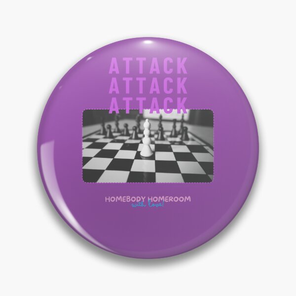 Item preview, Attack, Attack, Attack! Chess Games by Pink designed and sold by HOMEBODYHOMEROO.