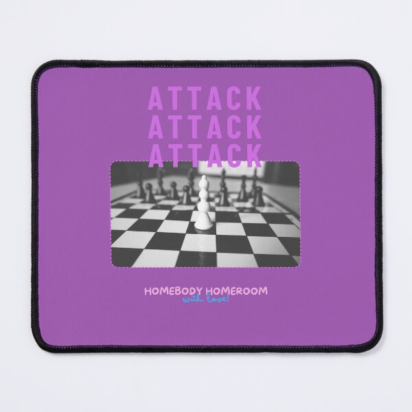 Item preview, Attack, Attack, Attack! Chess Games by Pink designed and sold by HOMEBODYHOMEROO.