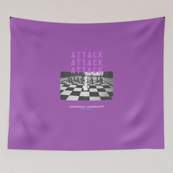 Item preview, Attack, Attack, Attack! Chess Games by Pink designed and sold by HOMEBODYHOMEROO.