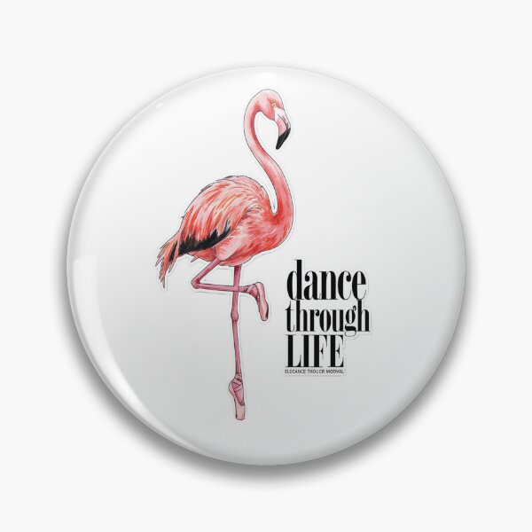 Item preview, Elegant Flamingo Ballet – Dance Through Life designed and sold by Petpixy.