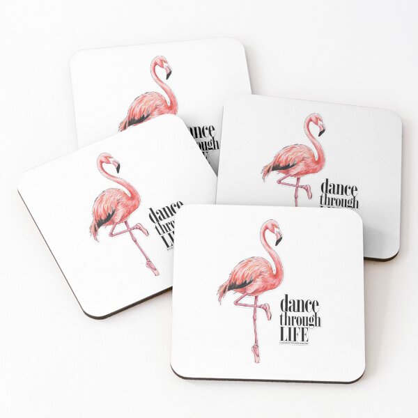 Item preview, Elegant Flamingo Ballet – Dance Through Life designed and sold by Petpixy.