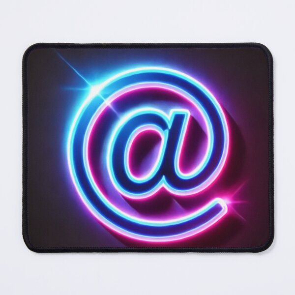Item preview, Neon Arobase Glow designed and sold by Wiredart.