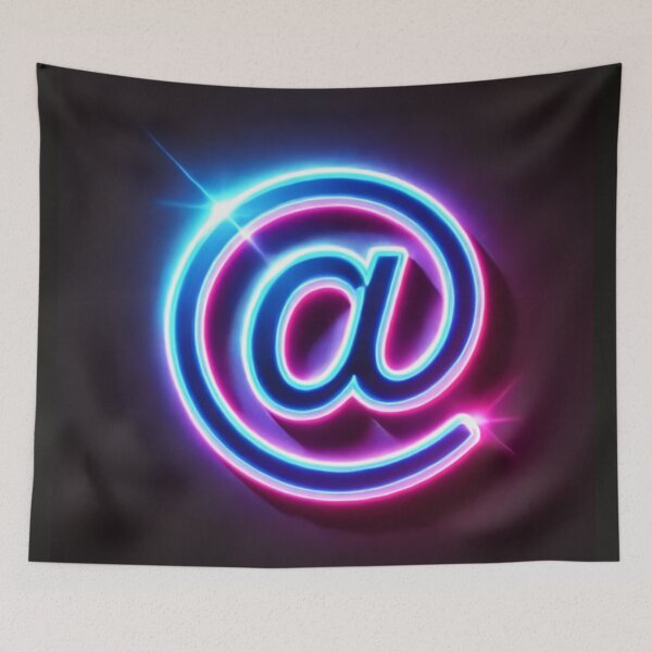 Item preview, Neon Arobase Glow designed and sold by Wiredart.