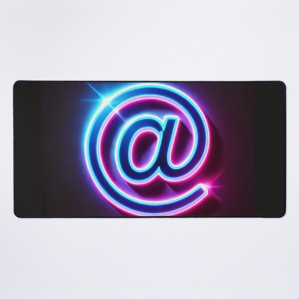 Item preview, Neon Arobase Glow designed and sold by Wiredart.