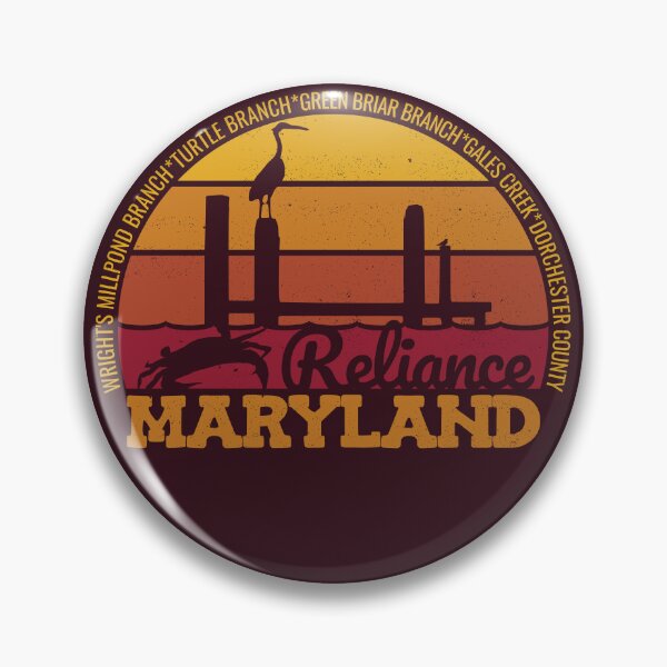 Item preview, Reliance Maryland Sunset Retro Local Pride Logo designed and sold by CRHPOD20.