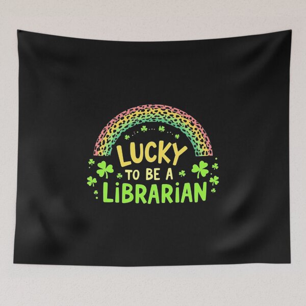 Item preview, St. Patrick's Day Lucky Librarian designed and sold by Alex Songs.