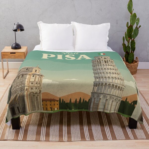 Item preview, Leaning Tower of Pisa – Vintage Travel Poster, Retro Italy Wall Art designed and sold by TrendSh0p.
