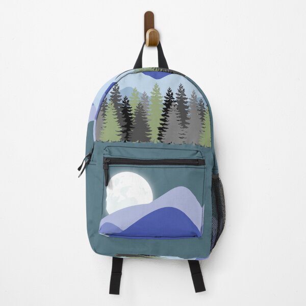 Item preview, Lispe Mountains Moon Trees Fox designed and sold by Lispe-Designs.