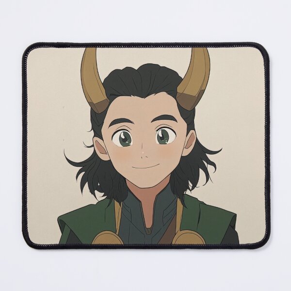 Item preview, Loki, Norse mythology | Anime style designed and sold by ComicsFactory.