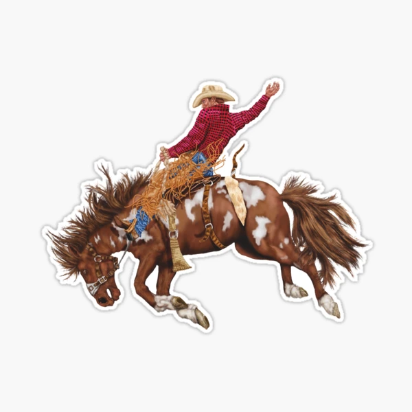100PCS Horse Stickers Bulk Pack - Western Cowboy Theme Vinyl Stickers For Water Bottles, Laptops & DIY Decor | Waterproof PVC Stickers