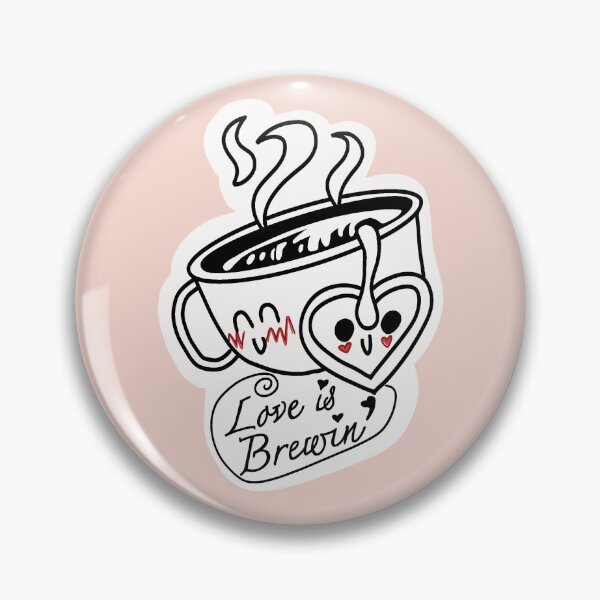 Artikelvorschau, Valentinstag Teetasse und Teebeutel dampfende süße Karte Aufkleber entworfen und verkauft von StitchedKitten.