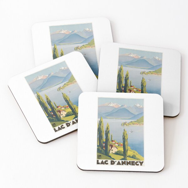 Item preview, Roger Broders French, 1883–1953 Lac d'Annecy designed and sold by TeeARTHY.