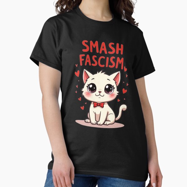 Vista previa del artículo con la obra «Aplastar el fascismo No al fascismo Cat», diseñado y vendido por Alex Songs.