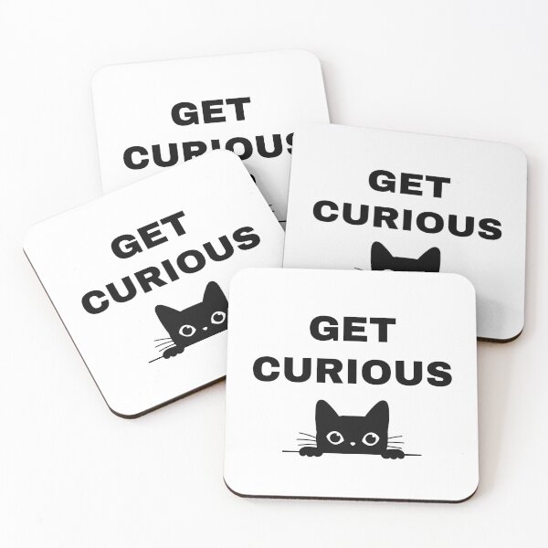 Item preview,  Get Curious Motivation Inspiration To Stay Curious Like A Cat designed and sold by StudioTina.
