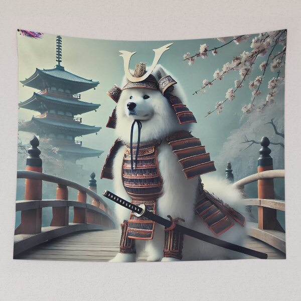 Item preview, "Samorai: The Guardian of the Cherry Blossom Bridge" designed and sold by KMChronicles.