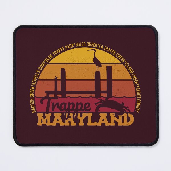 Item preview, Trappe Maryland Sunset Retro Local Pride Logo designed and sold by CRHPOD20.