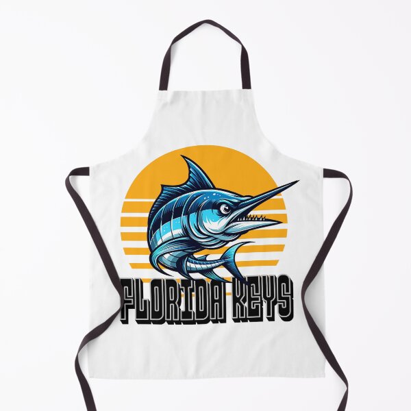 Item preview, Florida Keys Marlin Fishing Retro Sunset Design designed and sold by WayoftheWater.