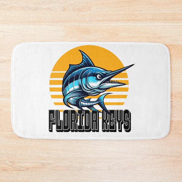 Item preview, Florida Keys Marlin Fishing Retro Sunset Design designed and sold by WayoftheWater.