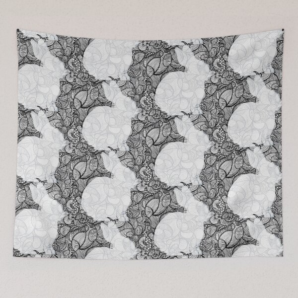 Item preview, Mystical White Rabbit designed and sold by YollieBeeArt.