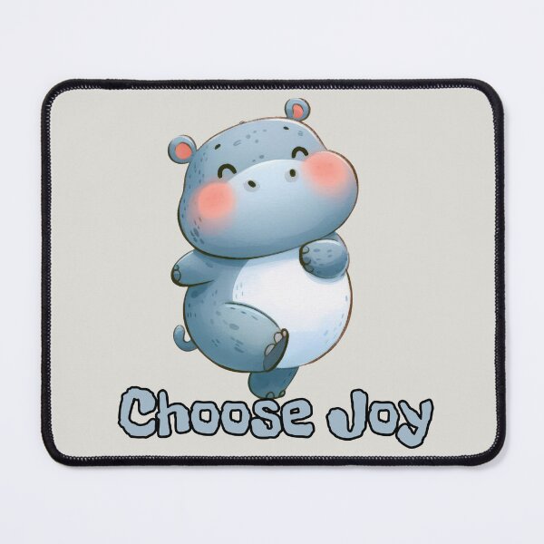 Item preview, Choose Joy Animals Hippo designed and sold by SillyDarkShop.