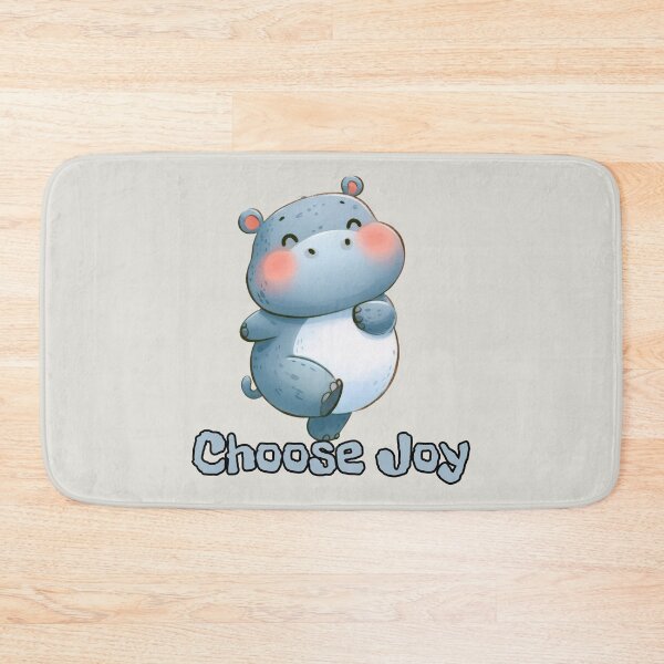 Item preview, Choose Joy Animals Hippo designed and sold by SillyDarkShop.