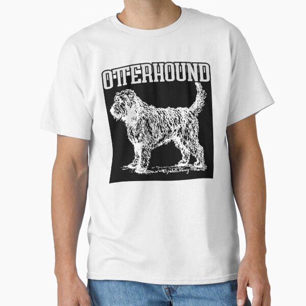 Artikel-Vorschau von Otterhund weiß auf schwarzem Hintergrund, designt und verkauft von OHCA Store.