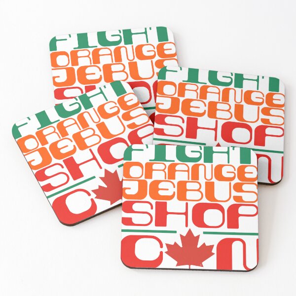 Item preview, Fight Orange JeBus Shop Canadian  designed and sold by Robert Link.