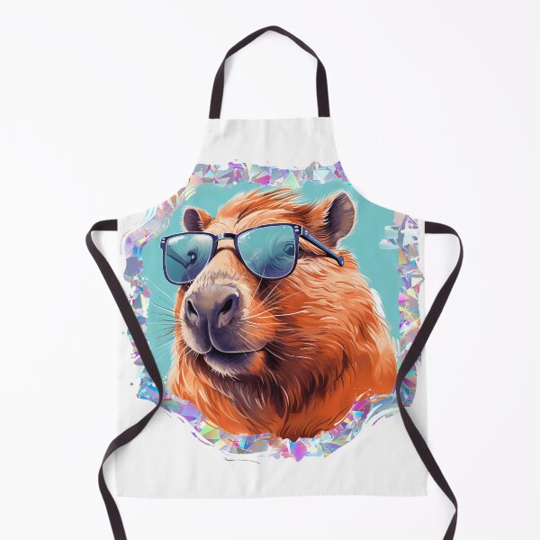 Item preview, Cool Capybara Holographic designed and sold by ColorFlowArt.