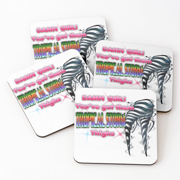 Item preview, Damn Girl! You've got them Tropical Storm Thighs designed and sold by D-D-D-DANGER - (shirts and things)! .