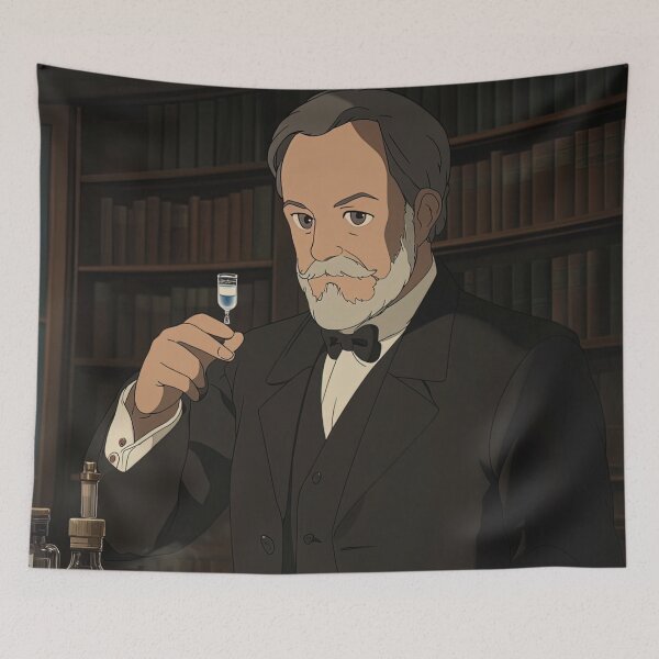 Item preview, Louis Pasteur | Anime style designed and sold by ComicsFactory.