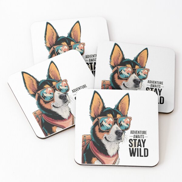 Item preview, "Adventure Awaits – Stylish Dog Explorer" designed and sold by Petpixy.