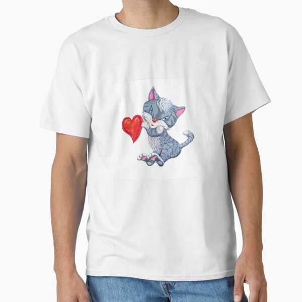 Item preview, Cat in love designed and sold by Artdrawing13.