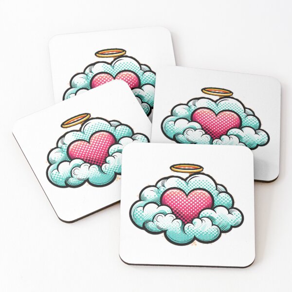 Item preview,  valentine angel cloud with a heart,angel heart,angel,angel cloud,valentines Day Angel,vintage valentines day designed and sold by Expressions-Sel.