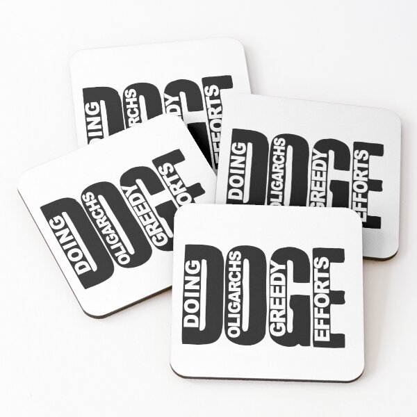 Item preview, DOGE Doing Oligarchs Greedy Efforts designed and sold by FaitrixDesigns.