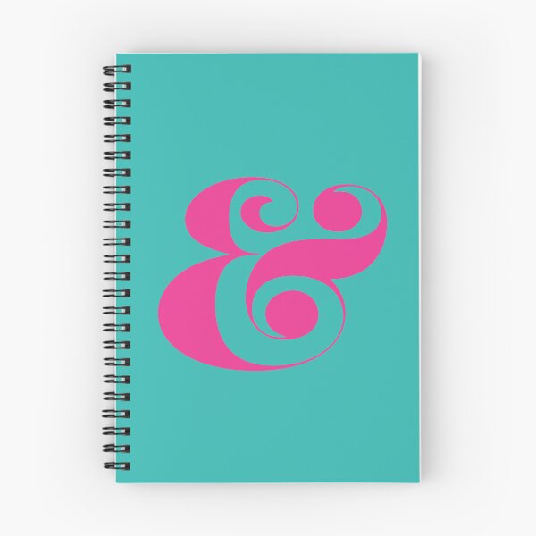 Item preview, Turquoise and Pink Ampersand designed and sold by AtriumHouse.