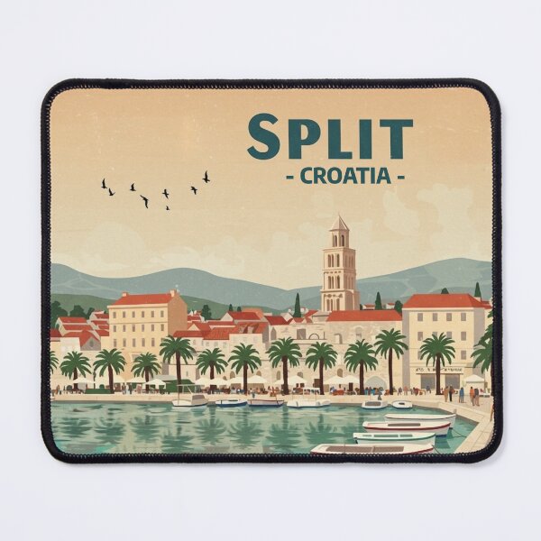 Item preview, Copy of Split Riva - Iconic Waterfront Promenade in Croatia designed and sold by TrendSh0p.